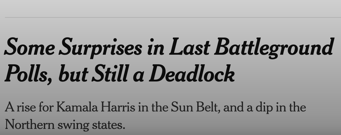 Polls: A Haiku